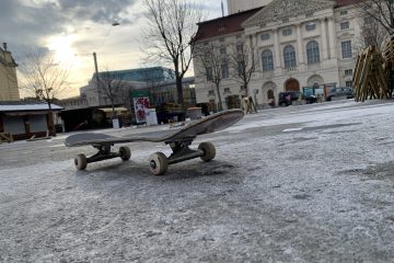 Skaten am Kaiser-Josef-Platz in Graz